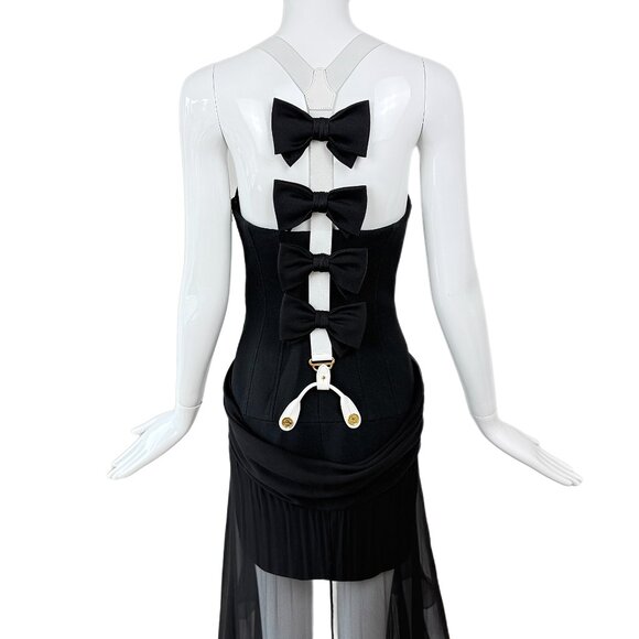 MOSCHINO COUTURE 2024 Runway 40th Anni Edition Mini Dress - Picture 9 of 13